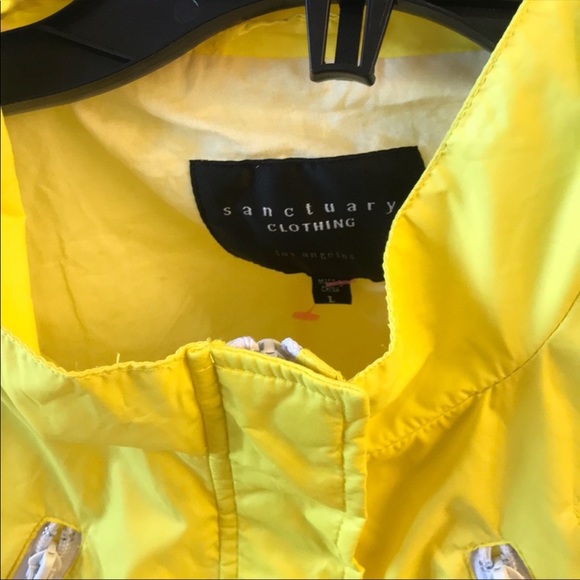 Sanctuary Yellow Water Resistant Jacket - Picture 2 of 3